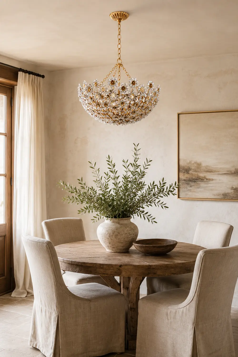 Claret Crystal Flower Basket Chandelier - Lumpaz