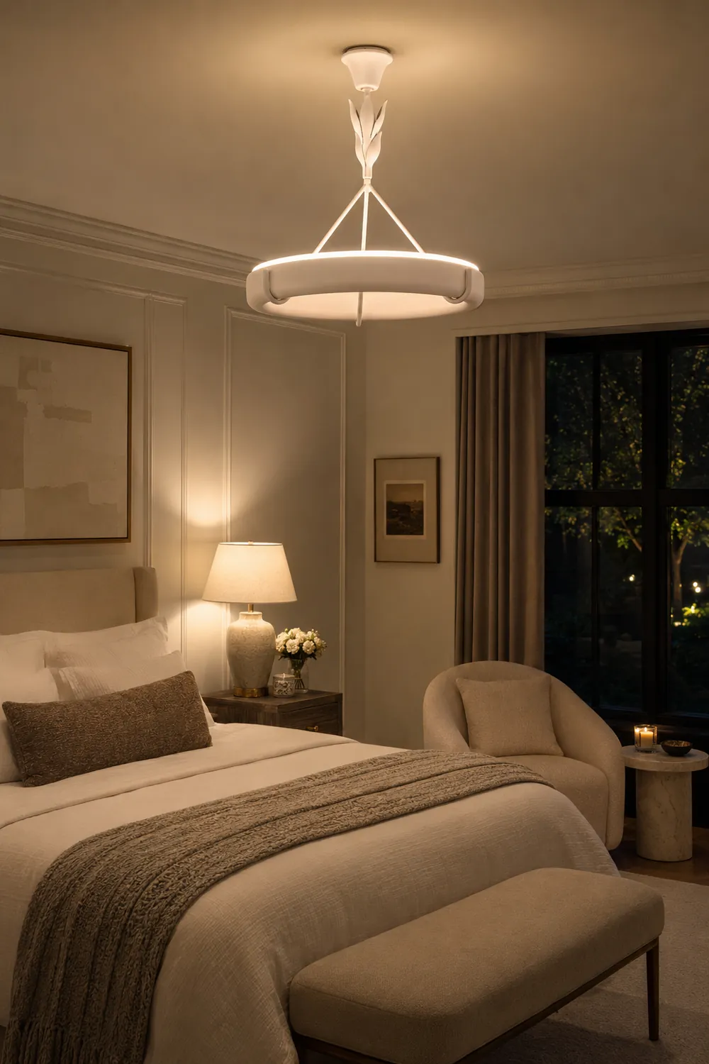 Tinsley Plaster Pendant Lamp - Lumpaz