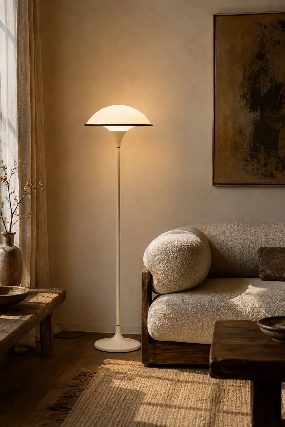 Fontana Mushroom Dome LED Floor Lamp - Lumpaz