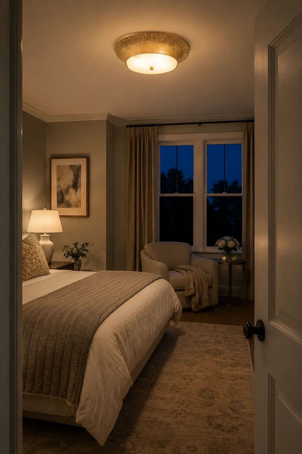 Kelly Wearstler Utopia Round Flush Mount - Lumpaz
