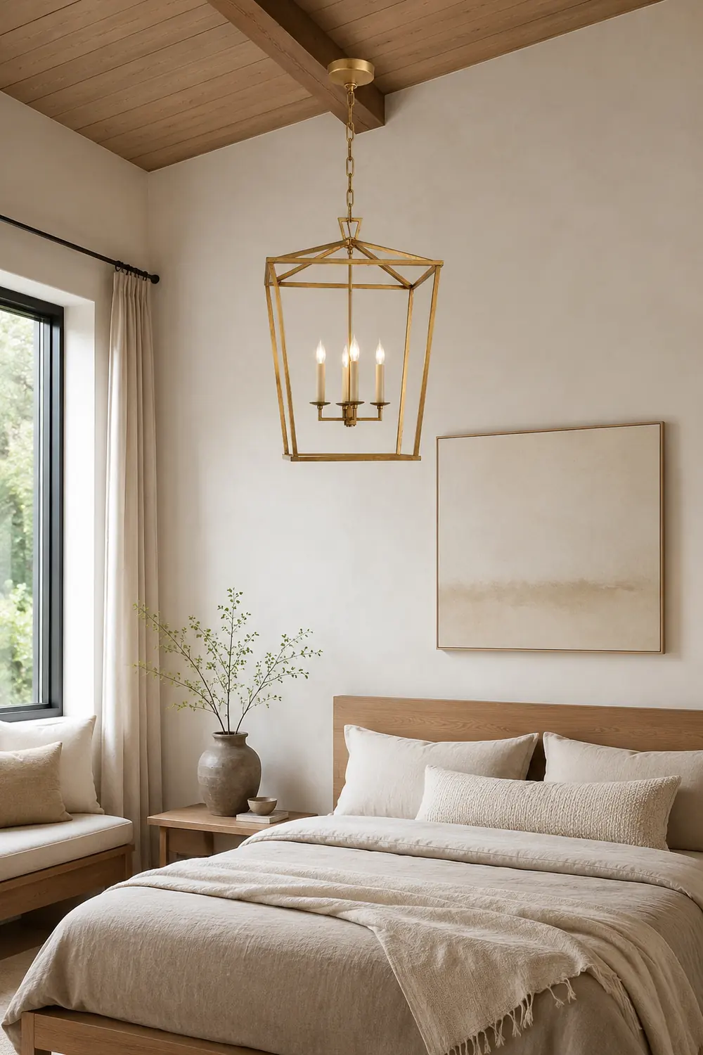 Gold Lantern Pendant Chandelier - Lumpaz