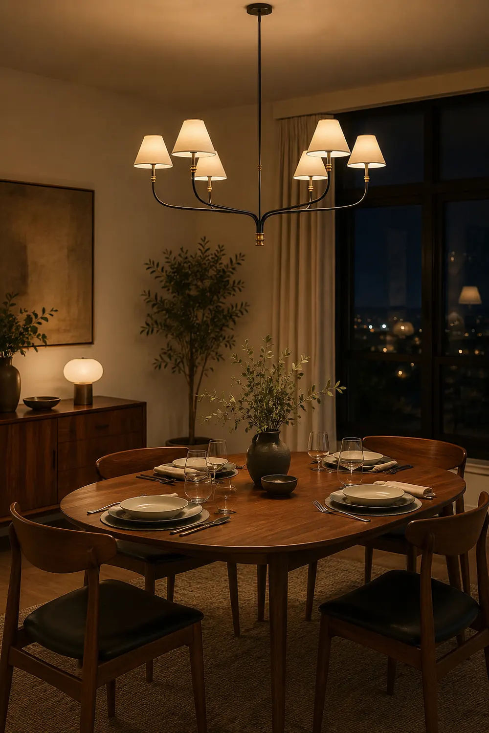 Collins Sunshade Chandelier - Lumpaz