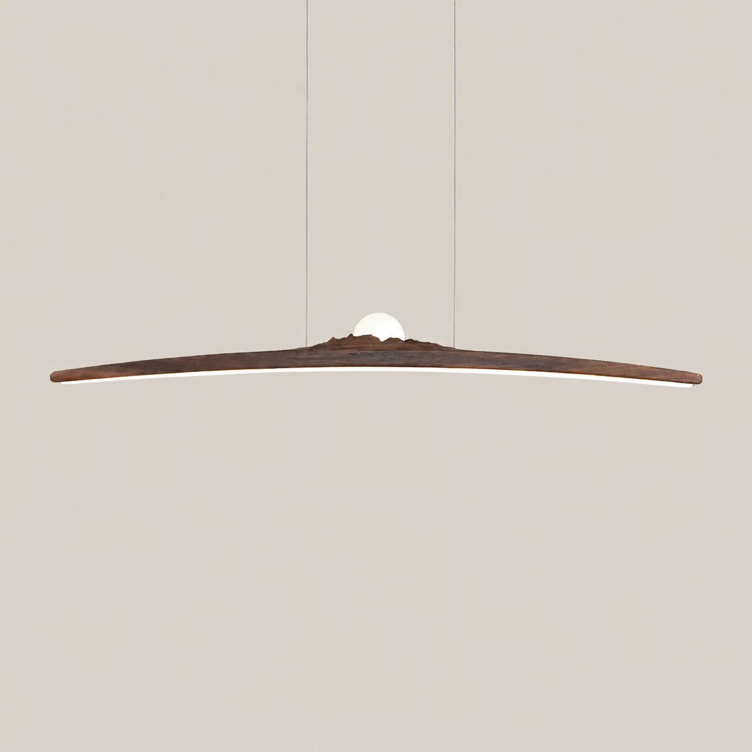 Walnut Long Island Pendant Lamp - Lumpaz