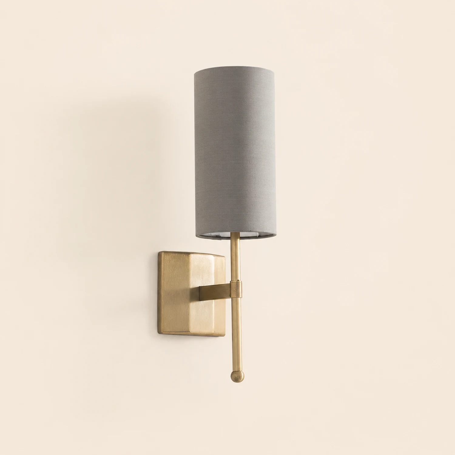 Silk Double Rod Brass Wall Lamp - Lumpaz