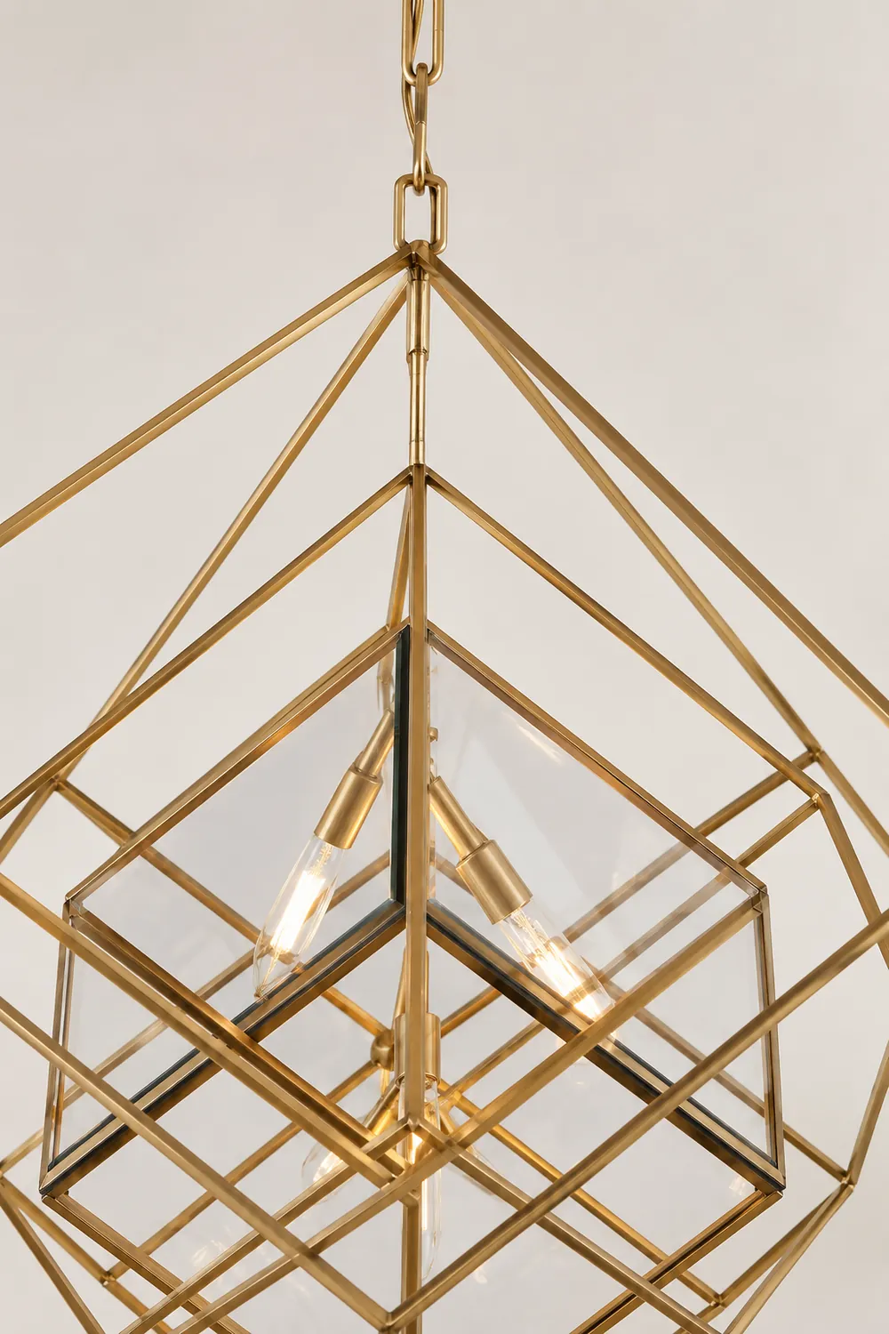 Contemporary Abstract Metal Chandelier - Lumpaz
