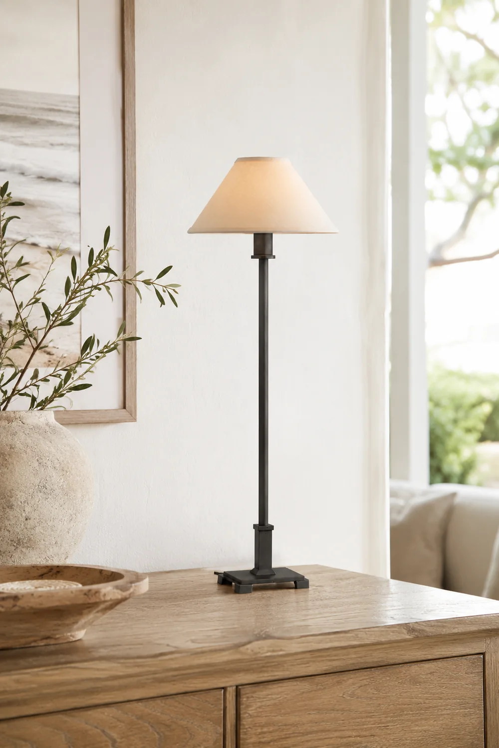 Slim Candlestick Accent Lamp - Lumpaz