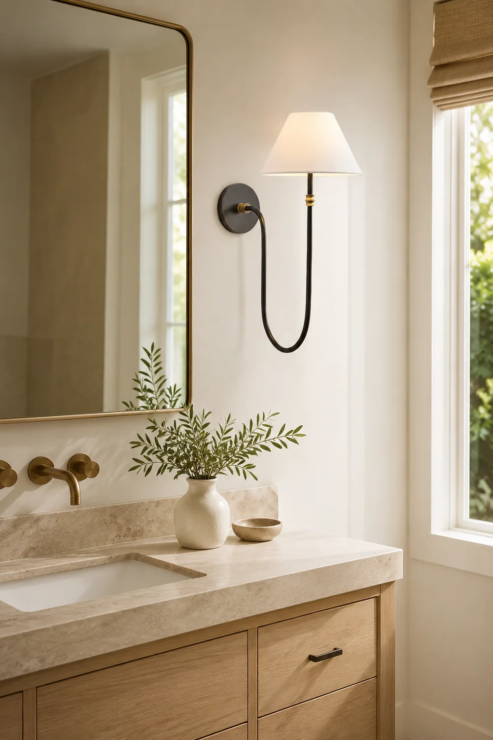 Collins Shaded Wall Light - Lumpaz