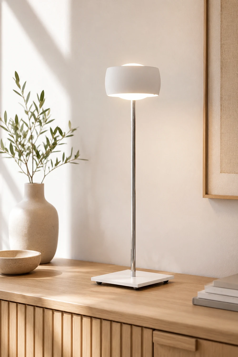 Minimalist Tall Stand Desk Lamp - Lumpaz