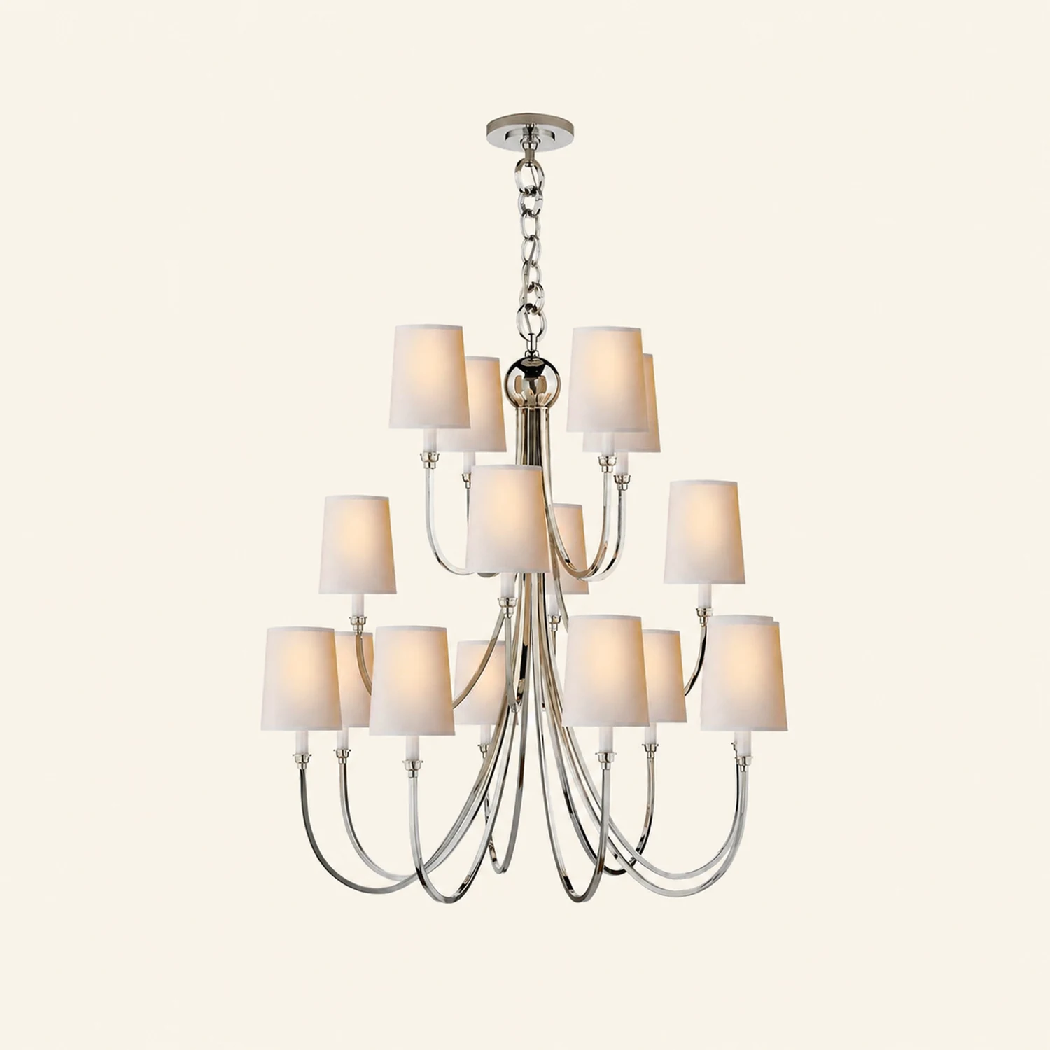 Classic extra large reed chandelier - Lumpaz