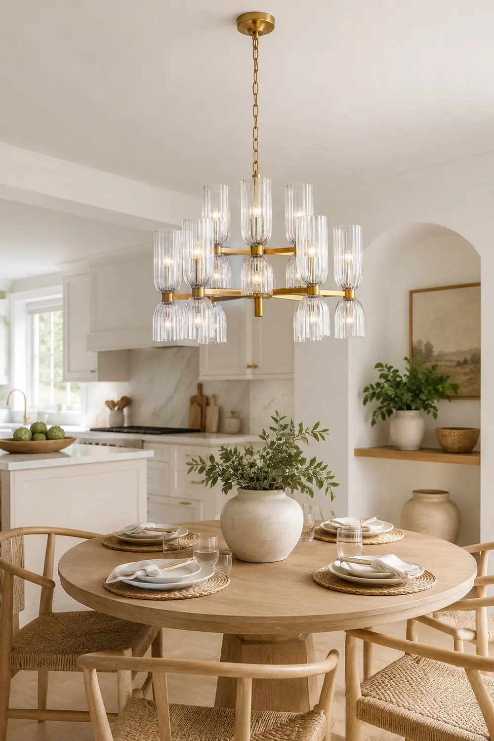 Asalea Double Layer Chandelier - Lumpaz