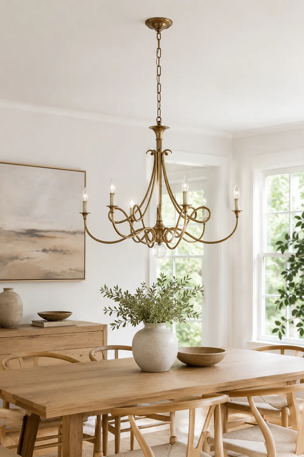 Large Twisted Loop Chandelier - Lumpaz