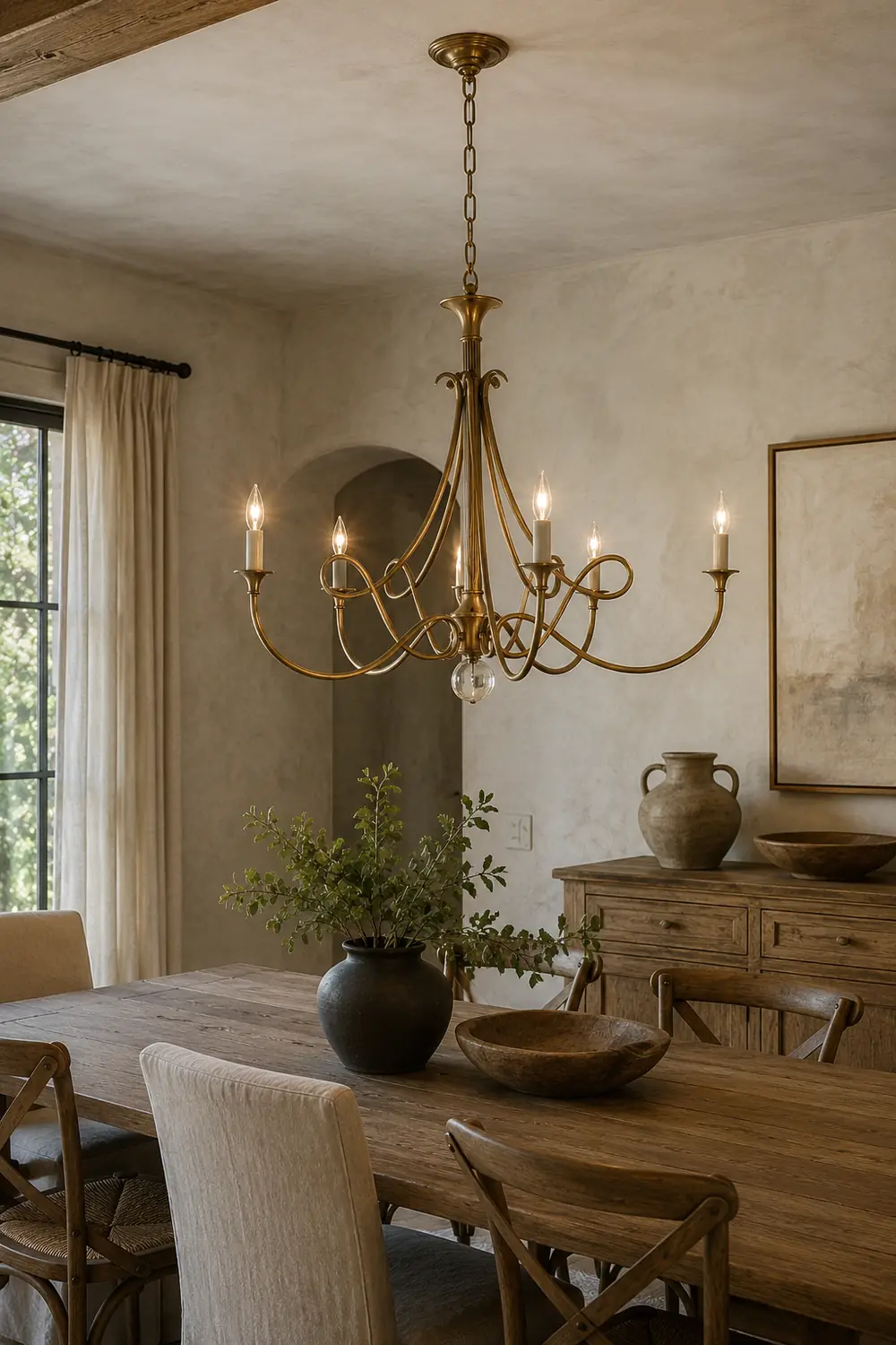 Large Twisted Loop Chandelier - Lumpaz