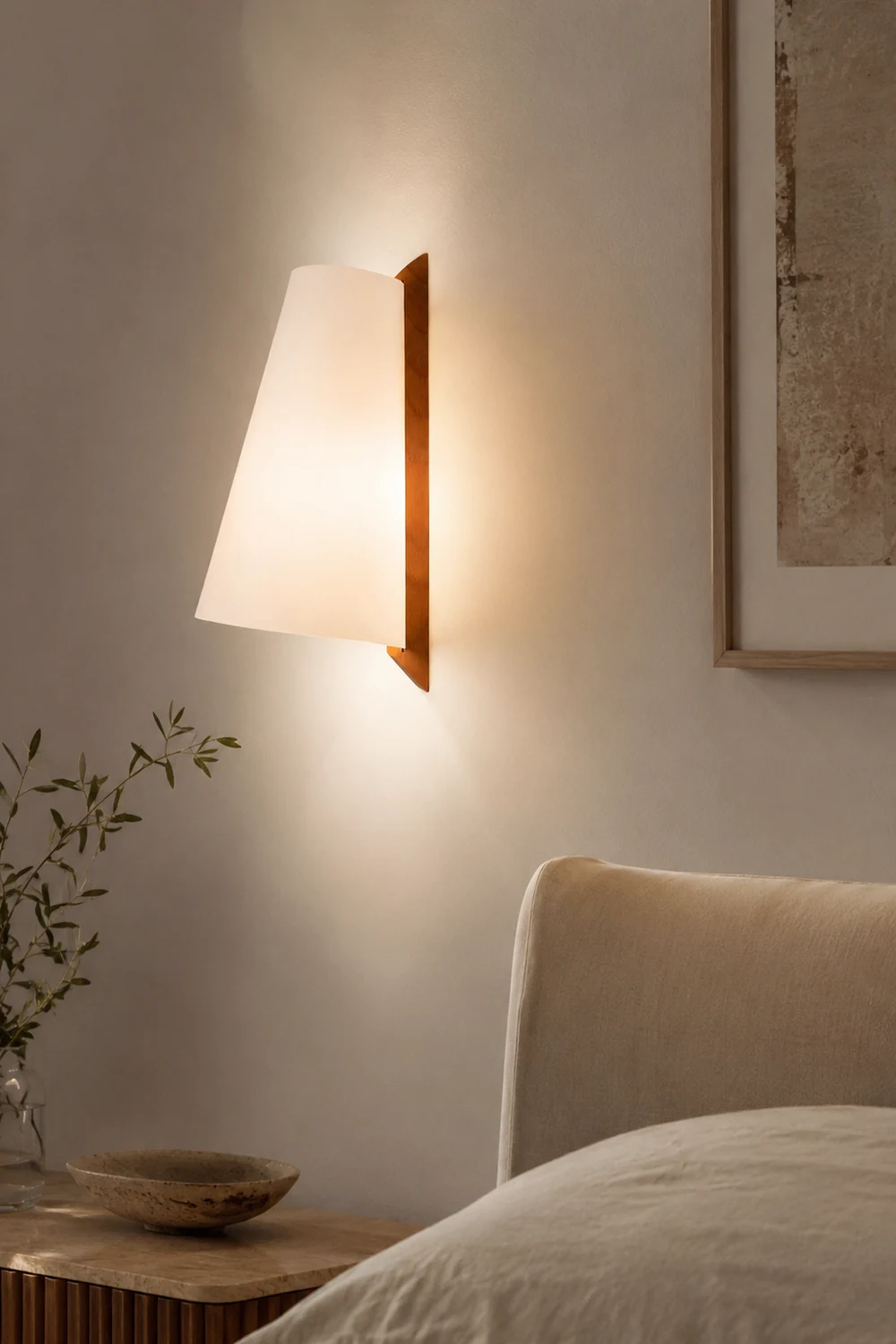Lupe Wooden Wall Light - Lumpaz