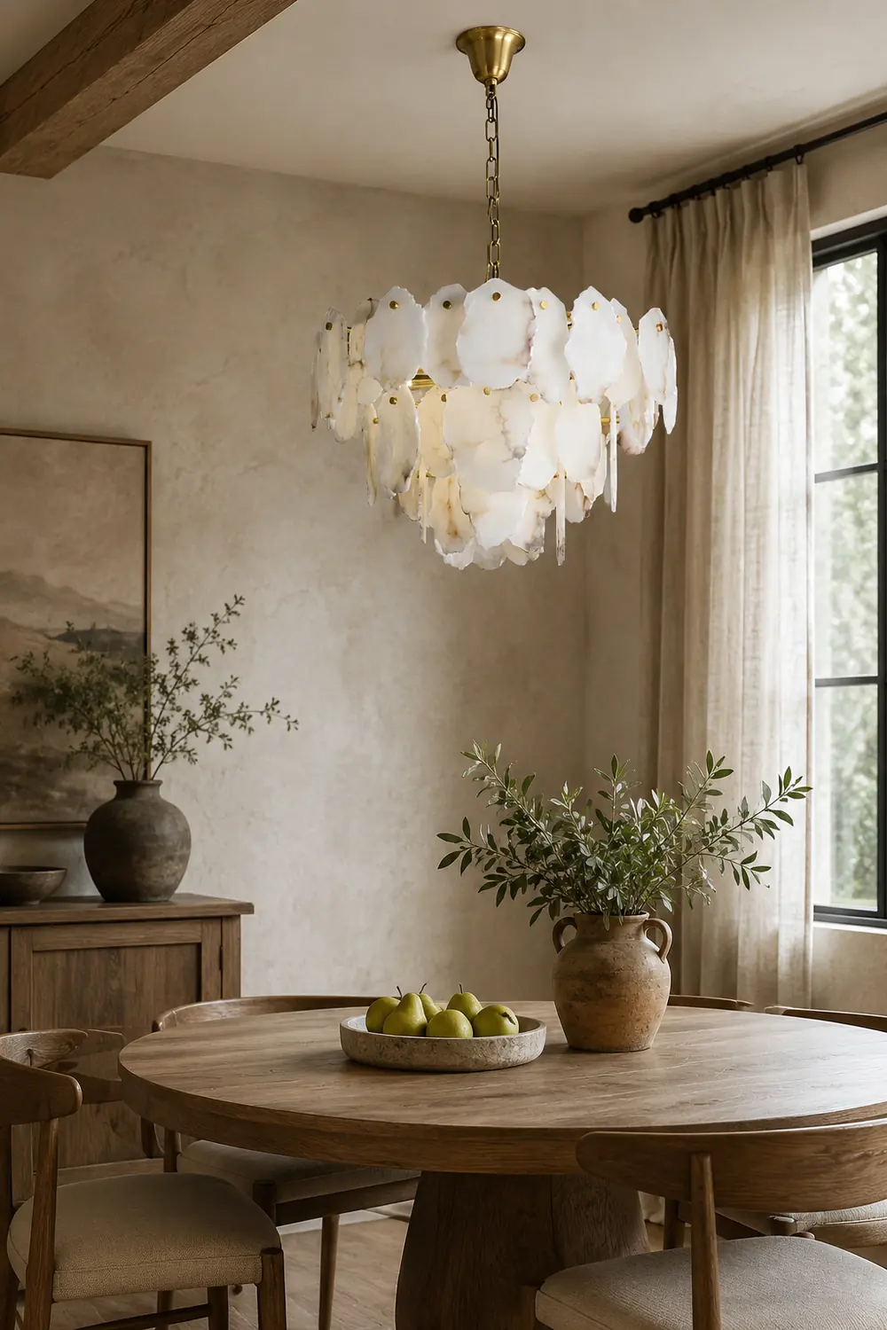 Gloire Luxury Alabaster Chandelier - Lumpaz