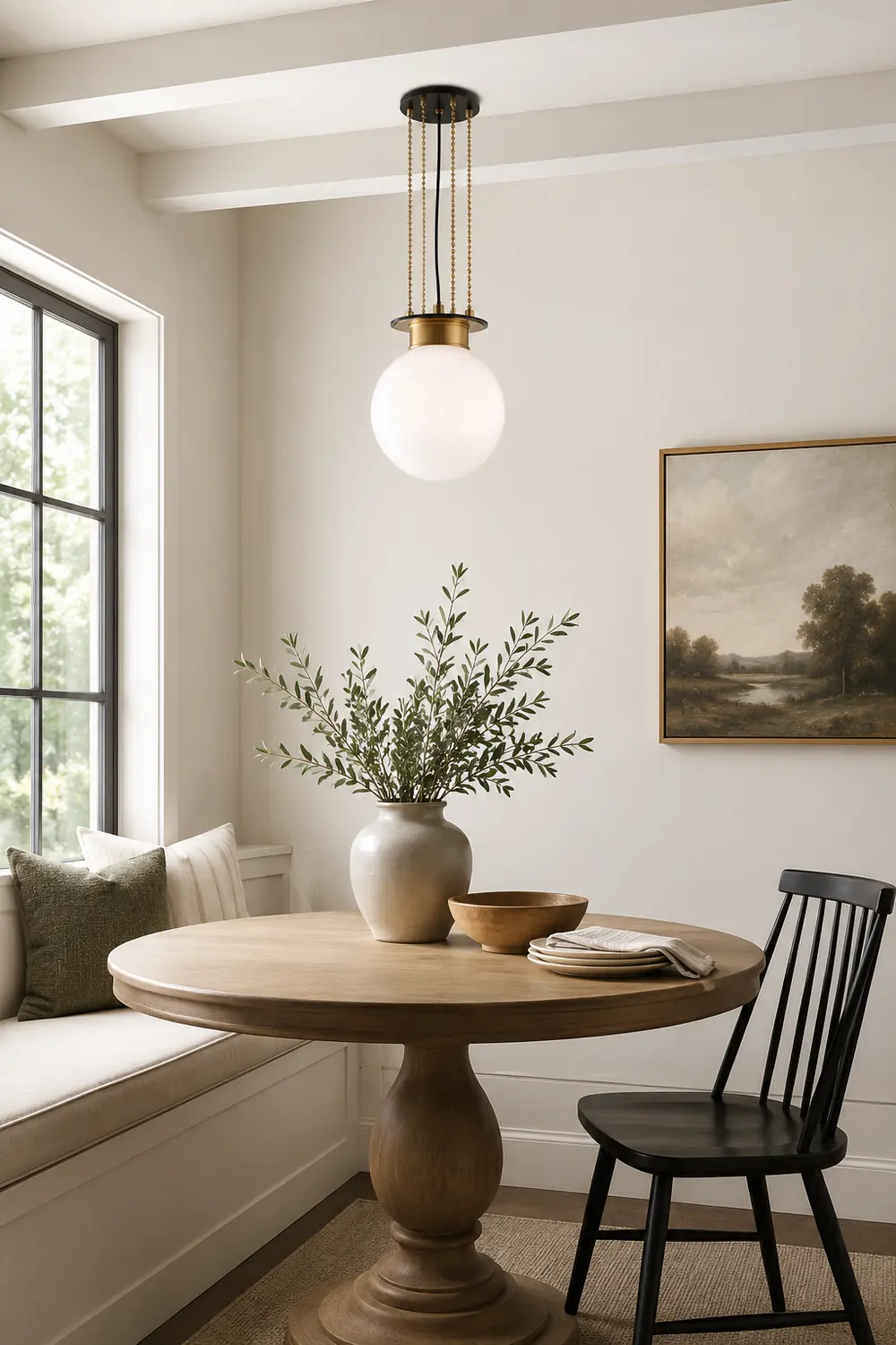 Opal Globe Gunther Pendant Light - Lumpaz
