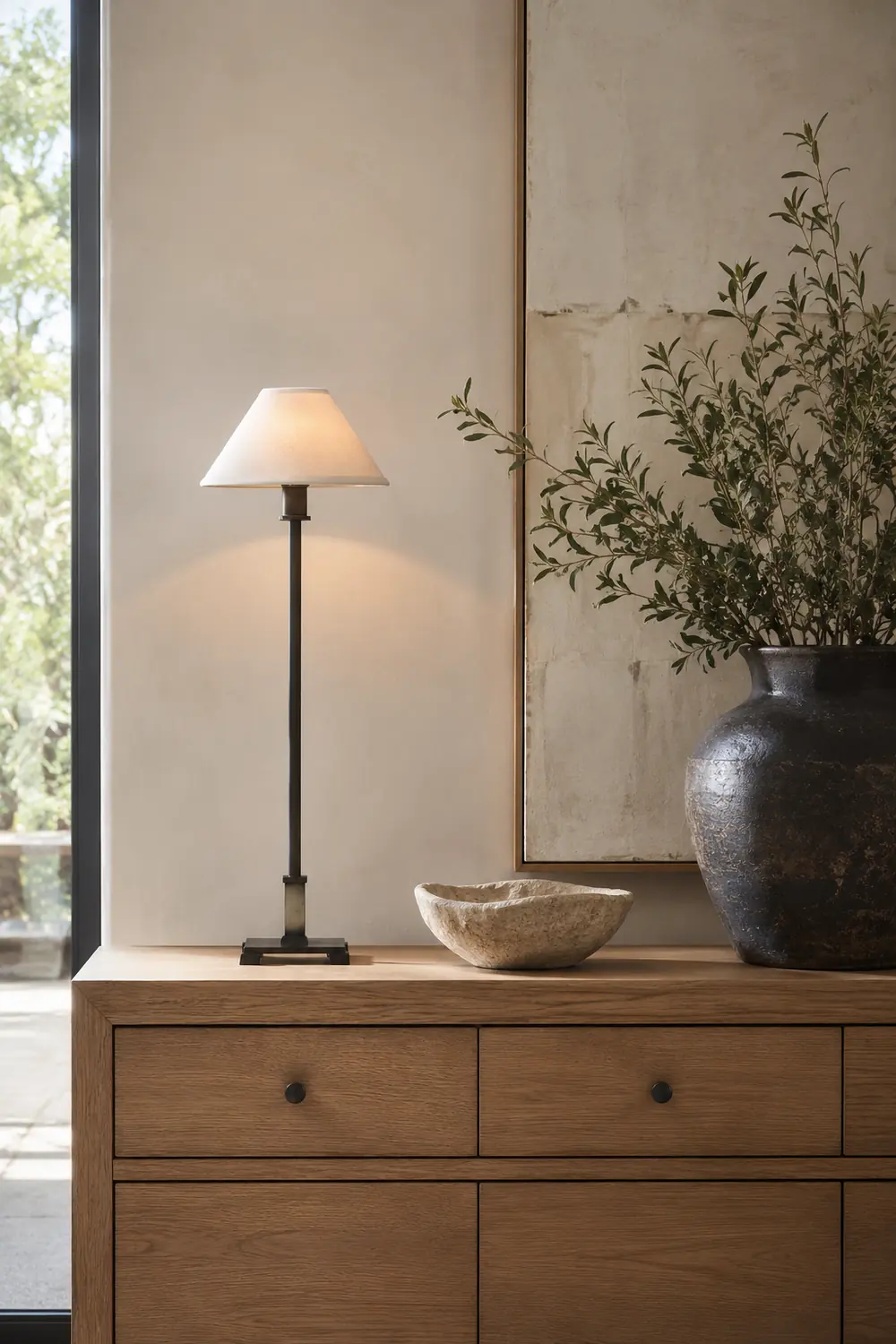 Slim Candlestick Accent Lamp - Lumpaz