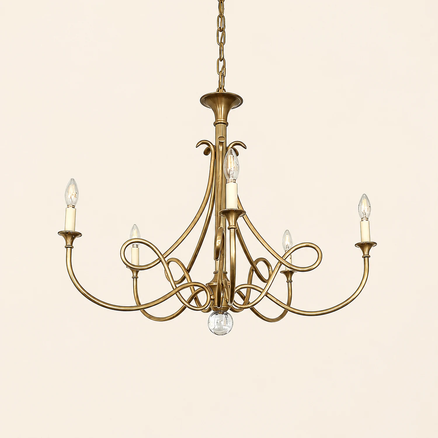 Large Twisted Loop Chandelier - Lumpaz
