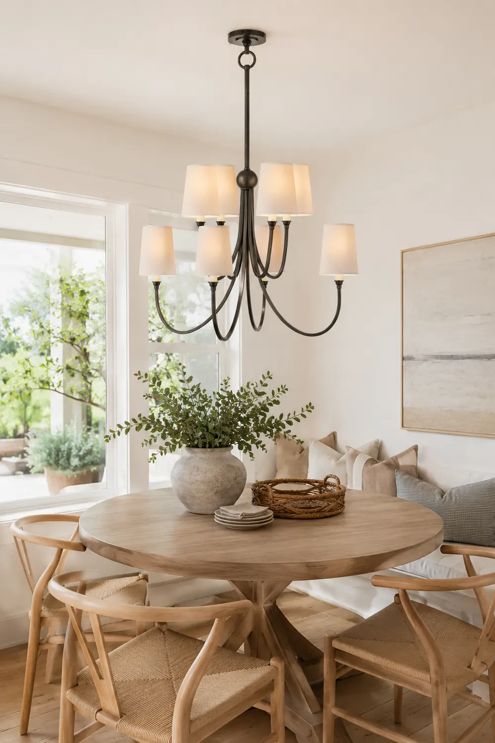 Classic extra large reed chandelier - Lumpaz