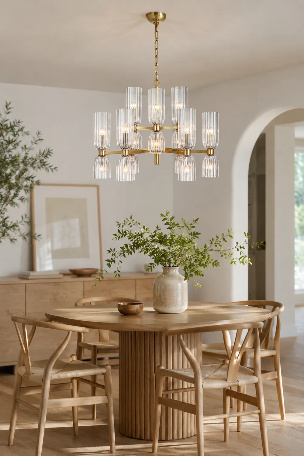 Asalea Double Layer Chandelier - Lumpaz