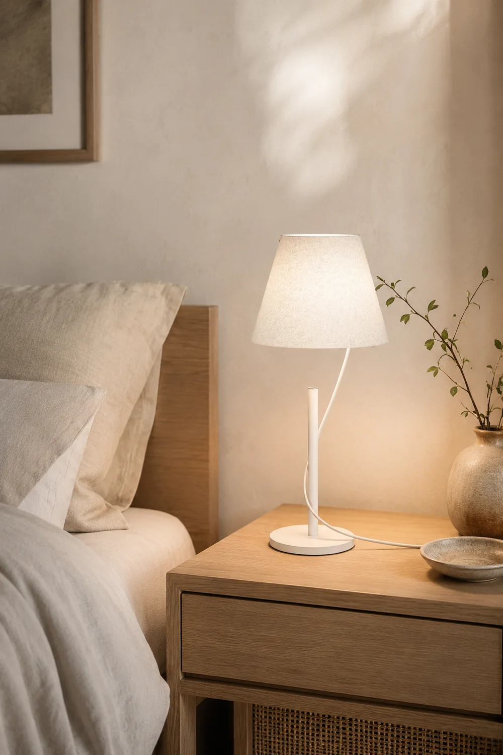 slim line hover LED table lamp - Lumpaz