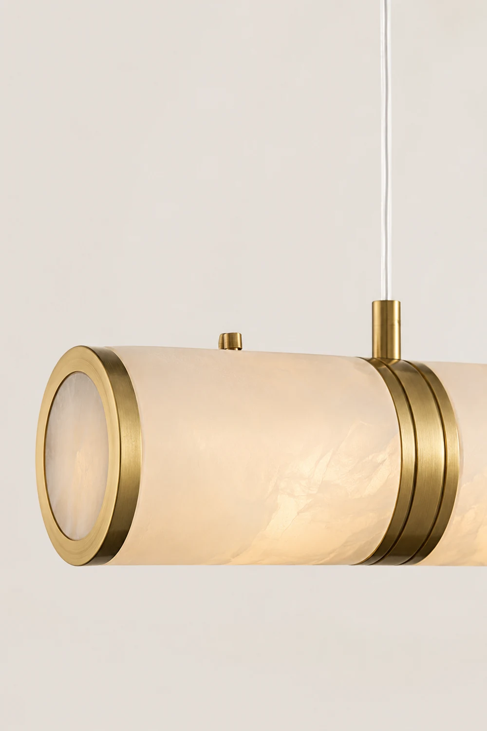 Alabaster Column Linear Chandelier - Lumpaz