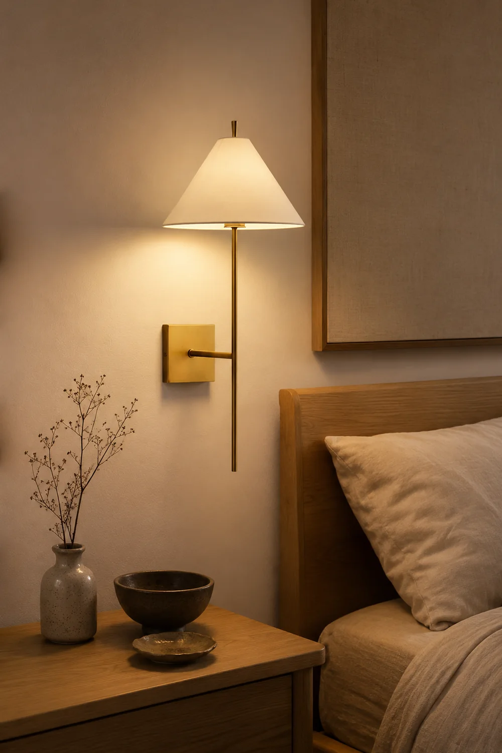 Ellis Brass Wall Light - Lumpaz