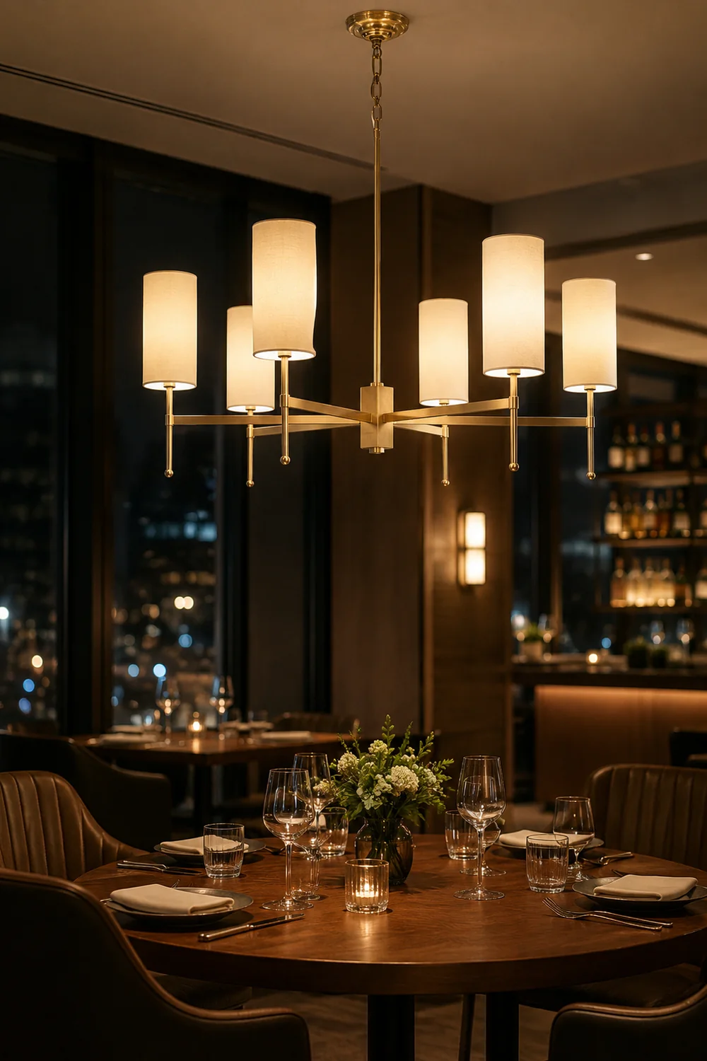 Silk Stem Chandelier - Lumpaz