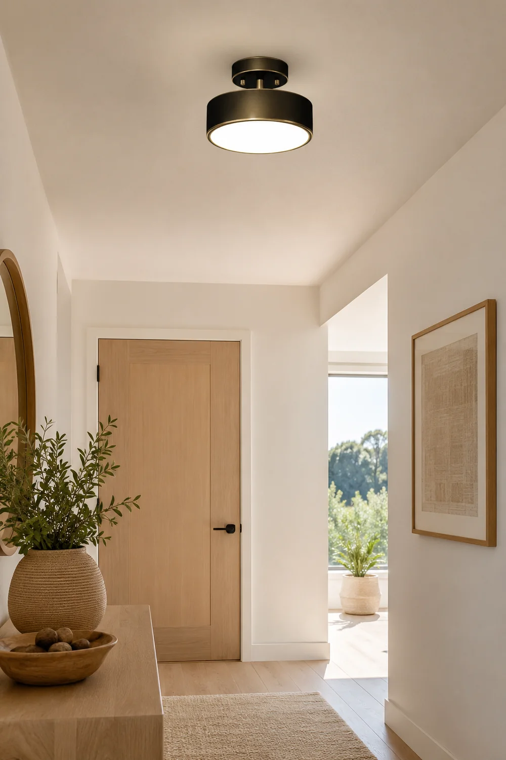 Nordic Industrial Simple Round LED Ceiling Light - Lumpaz