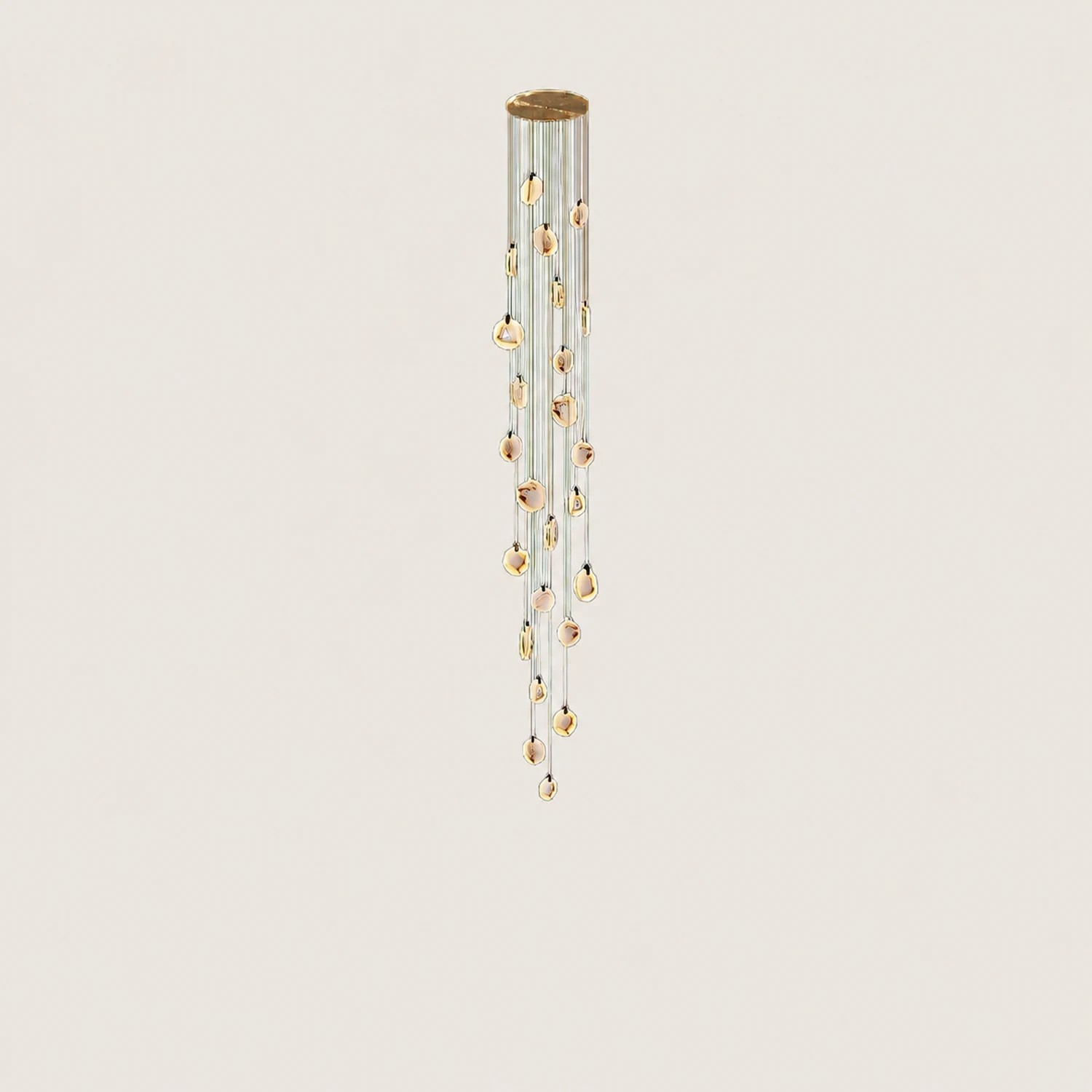 Tiered Alabaster Staircase Chandelier - Lumpaz