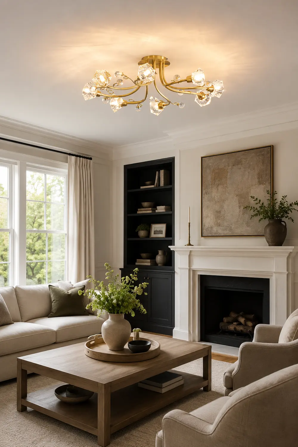 8-head flower ceiling lamp - Lumpaz