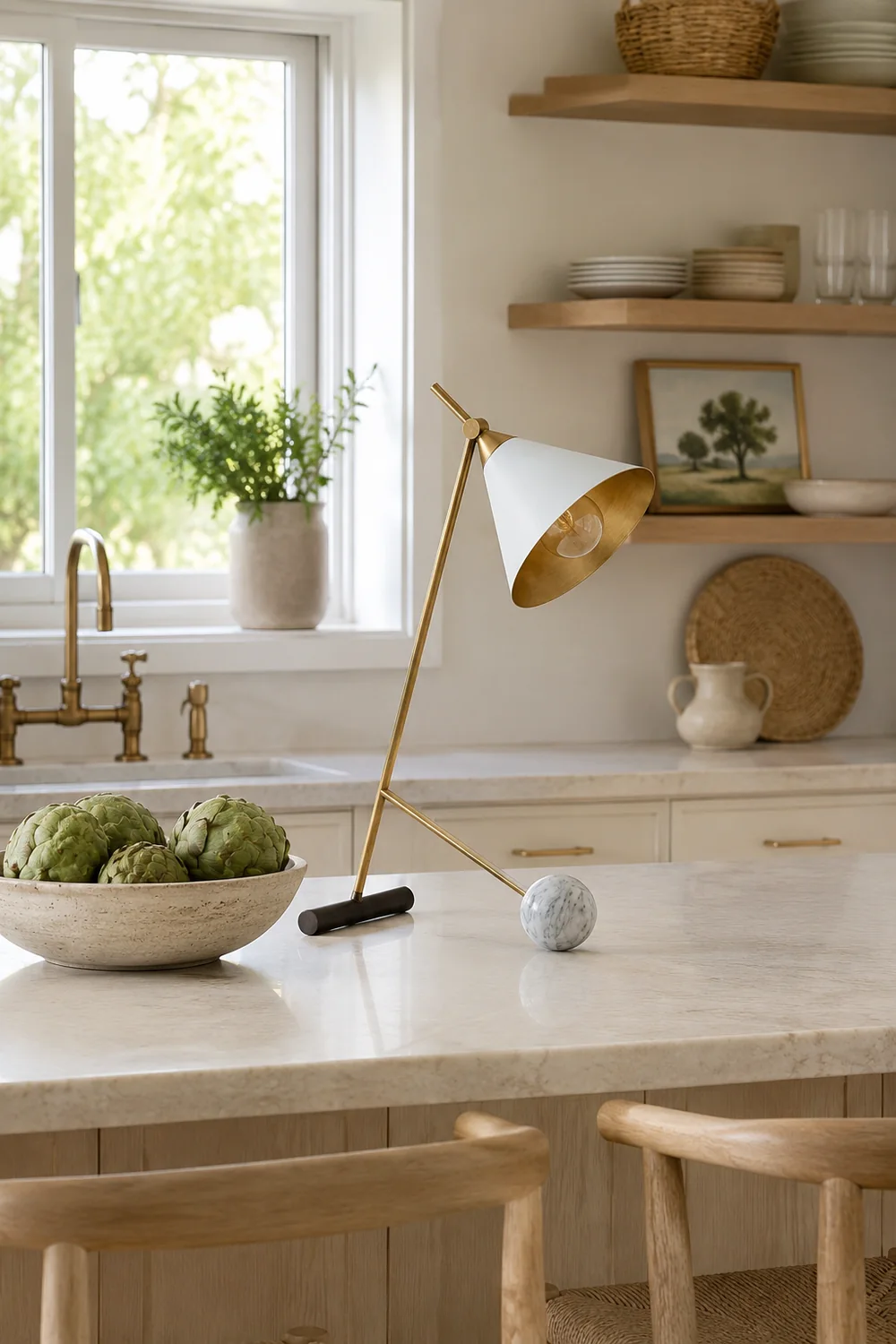 Cleo Brass Table Lamp - Lumpaz