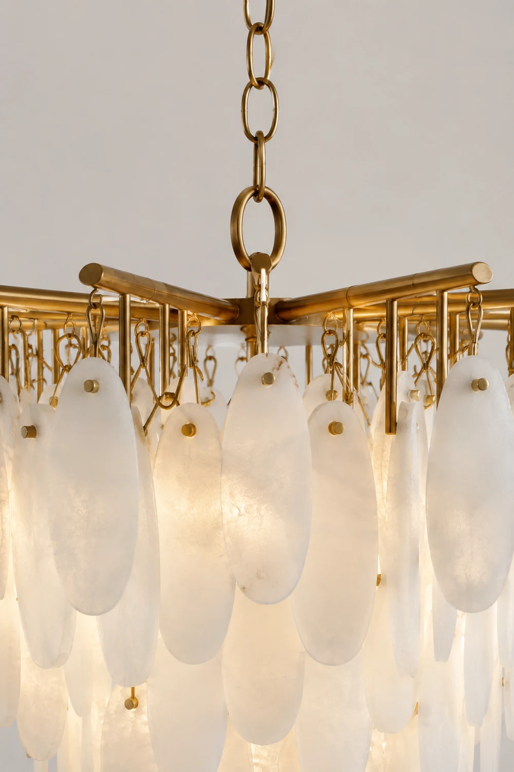 Cora Opulent White Waterfall Chandelier - Lumpaz