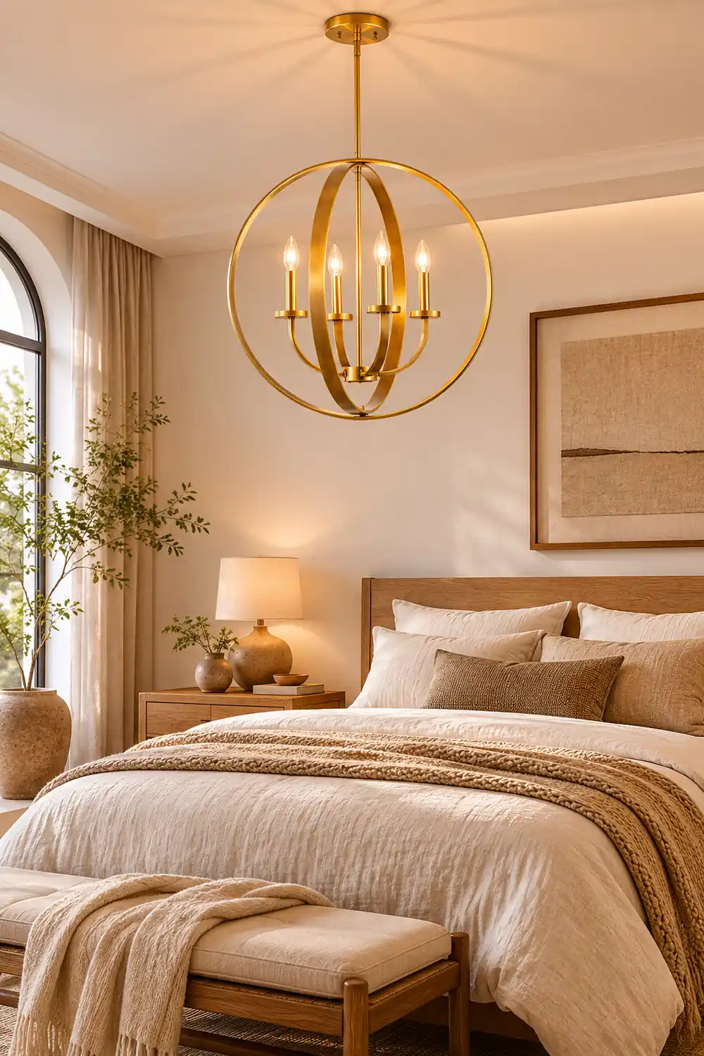 Modern cage chandelier - Lumpaz