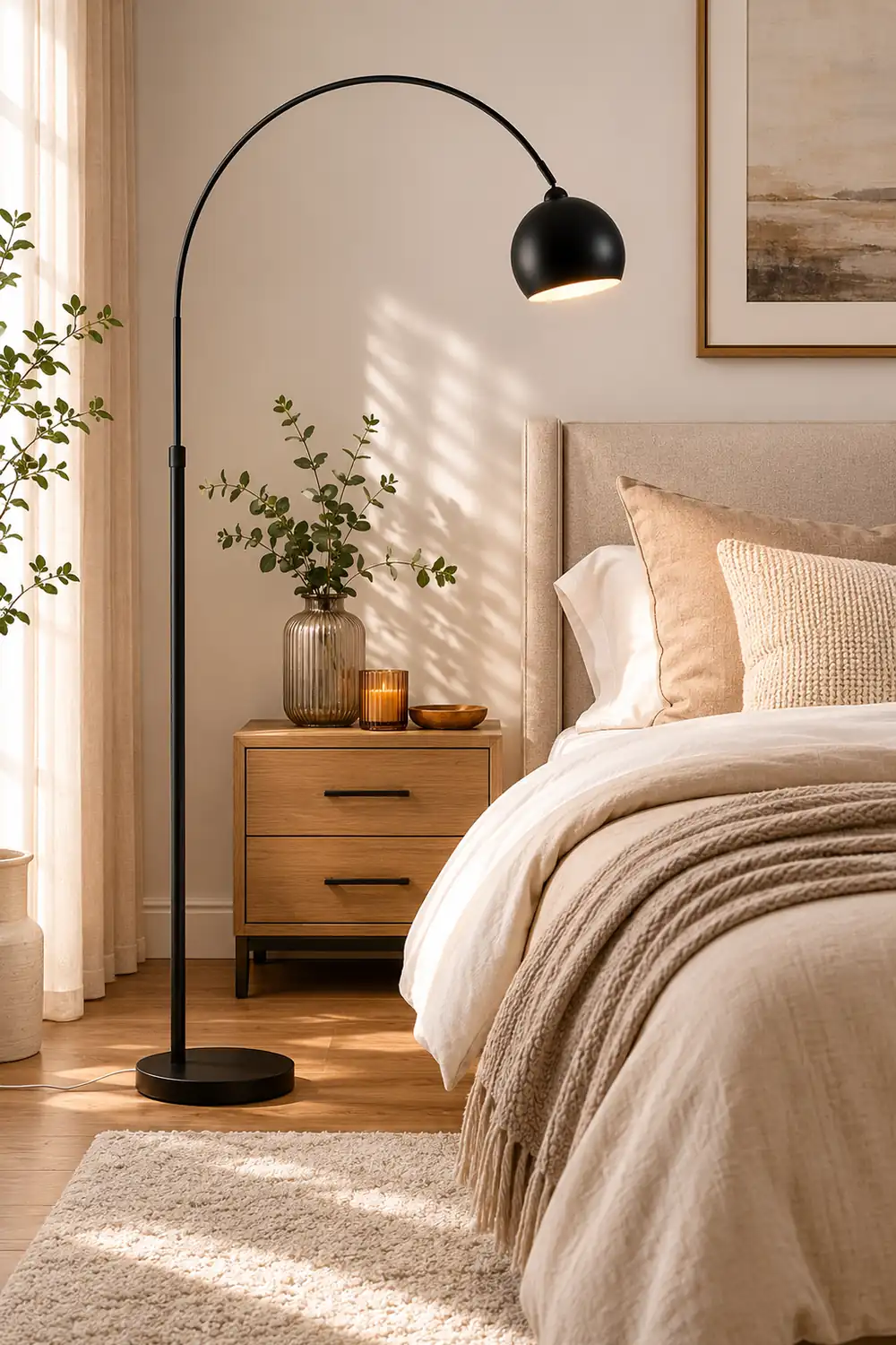 Angler Slimline LED Pole Floor Lamp - Lumpaz