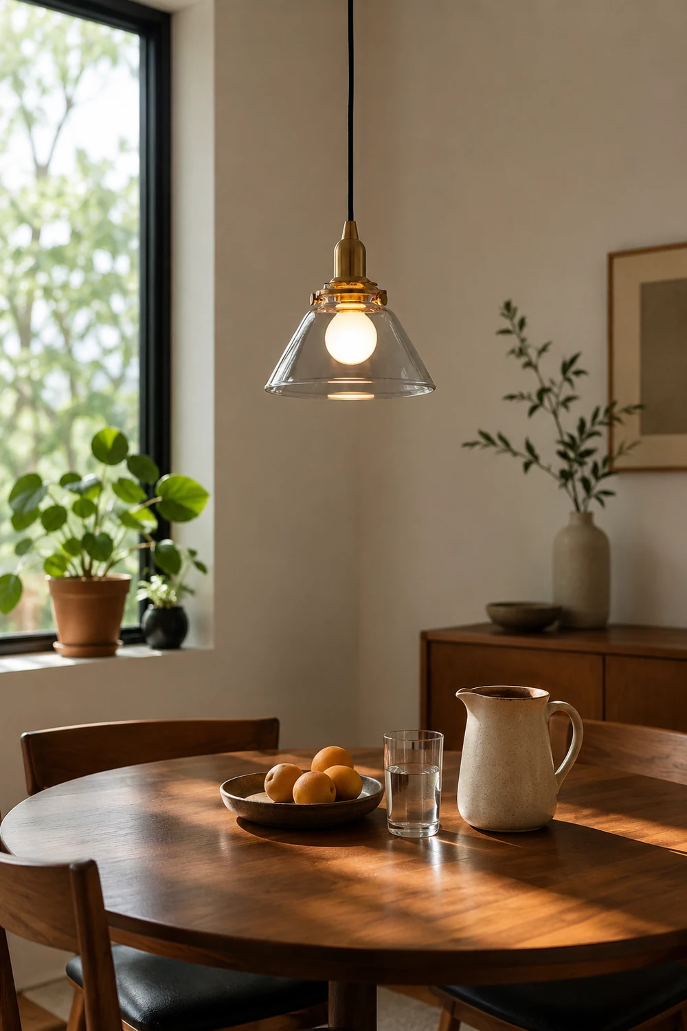 Minimalist Cone Shaped Glass Pendant Lamp - Lumpaz