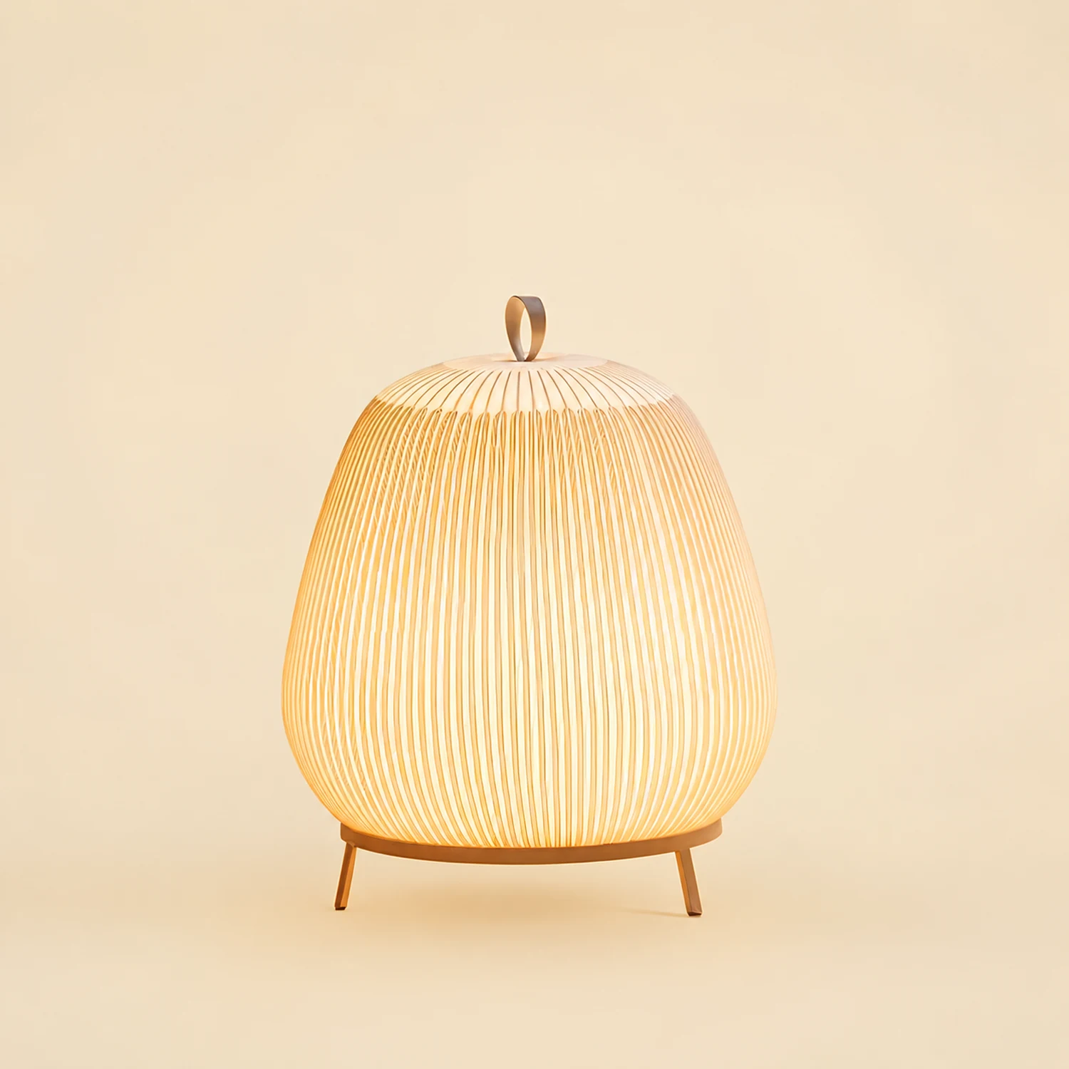 Textured Dome  Lantern Knit Table Lamp - Lumpaz