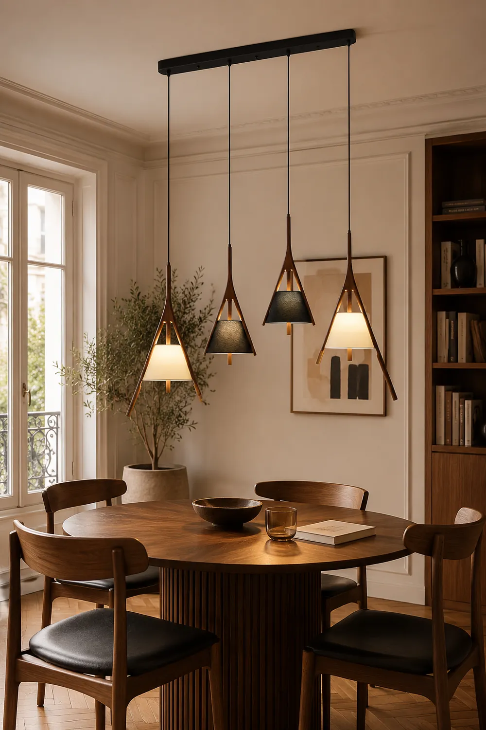 Nanzhi Wood Pendant Lamp - Lumpaz