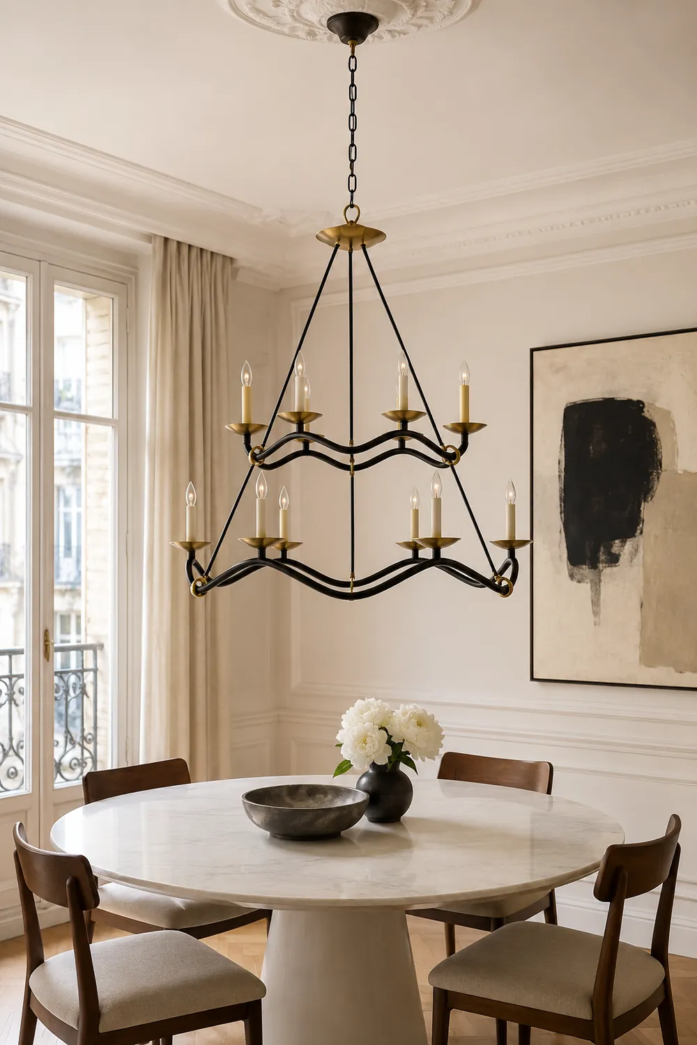 Choros Double Layer Chandelier - Lumpaz