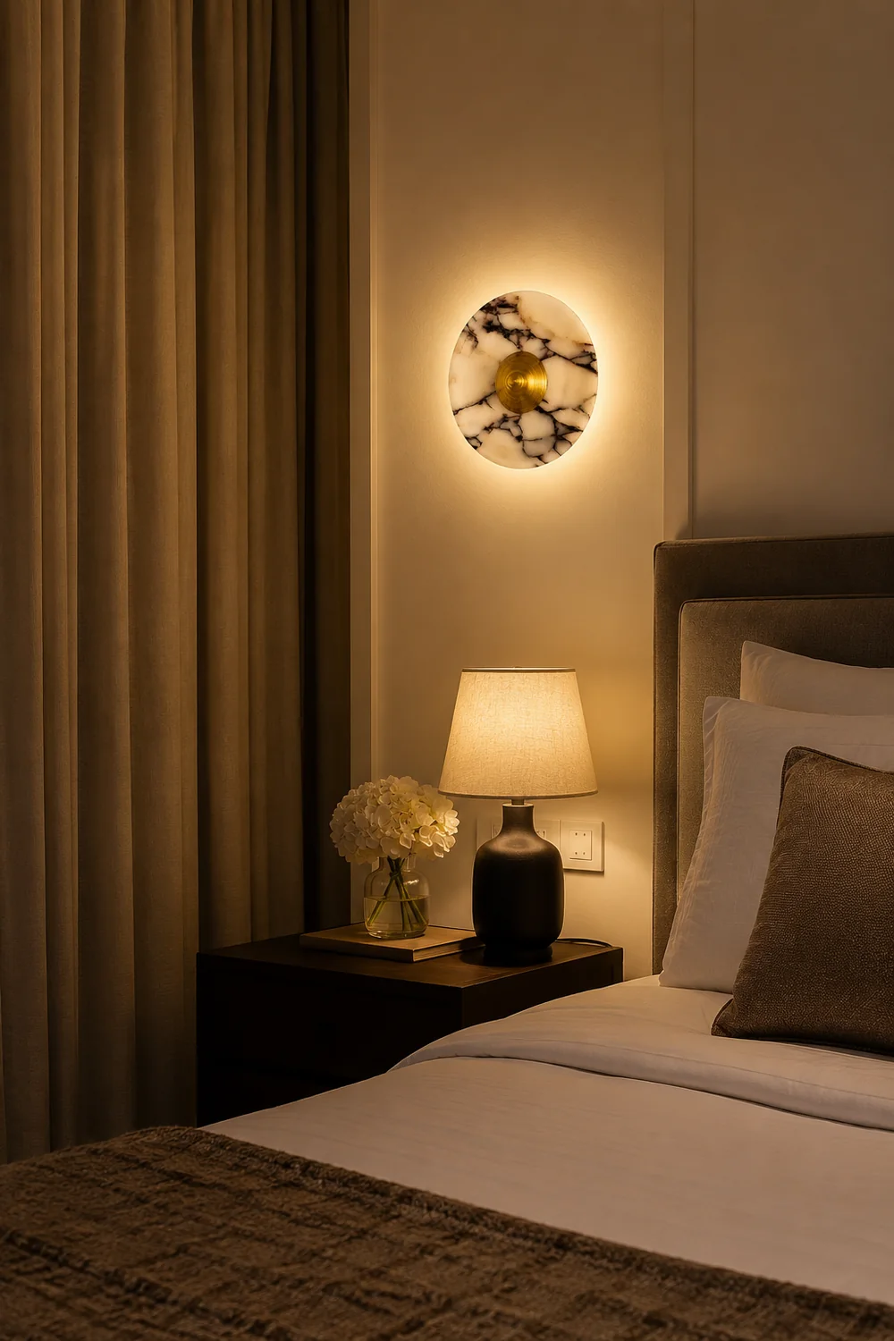 Bulgari round wall lamp - Lumpaz