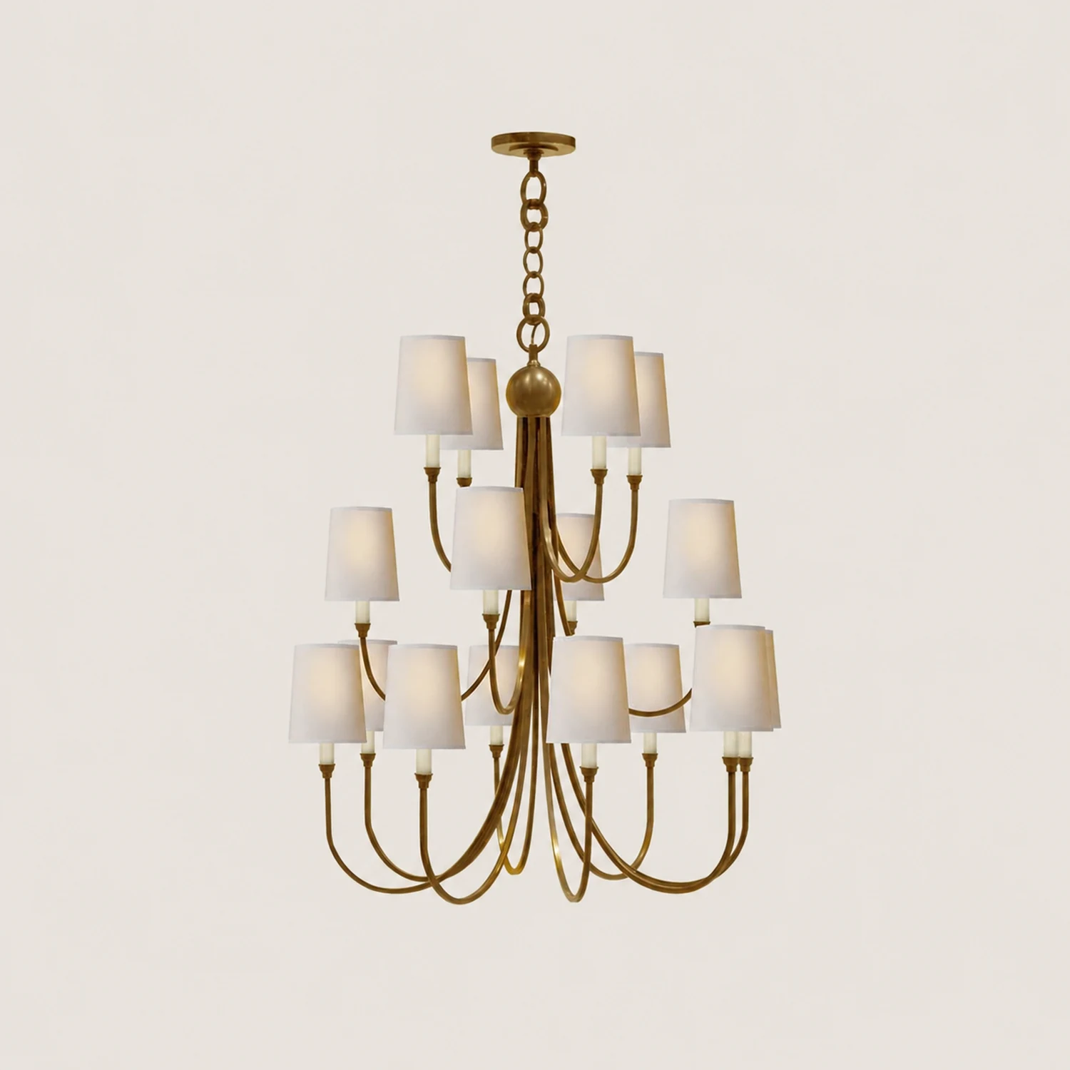 Classic extra large reed chandelier - Lumpaz