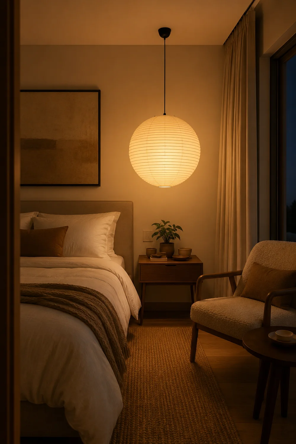 Akari Pendant Light - Lumpaz