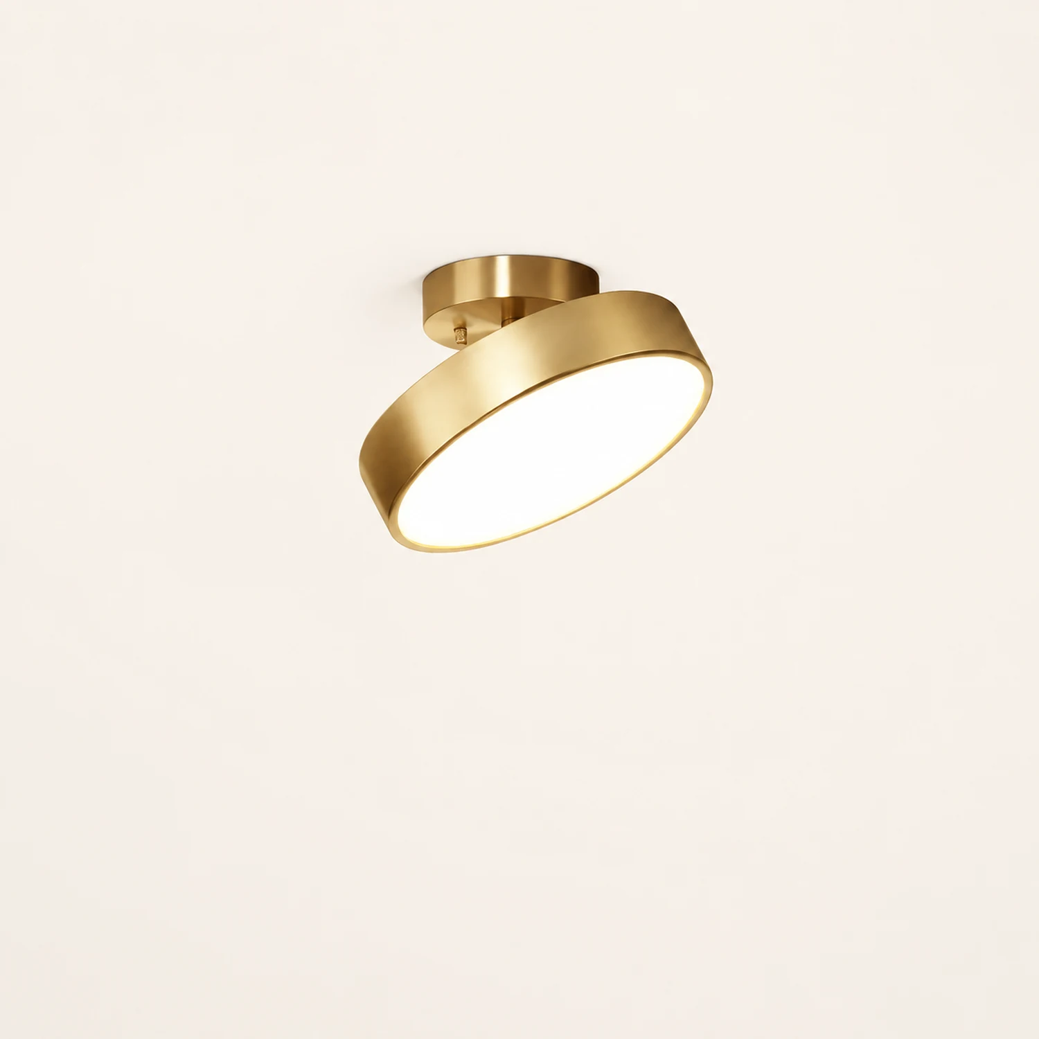 Nordic Industrial Simple Round LED Ceiling Light - Lumpaz