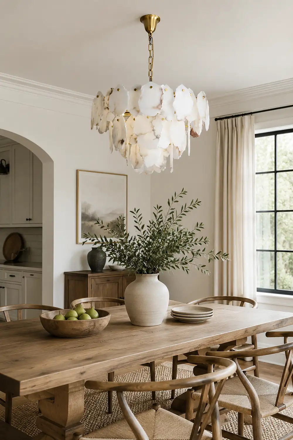 Gloire Luxury Alabaster Chandelier - Lumpaz