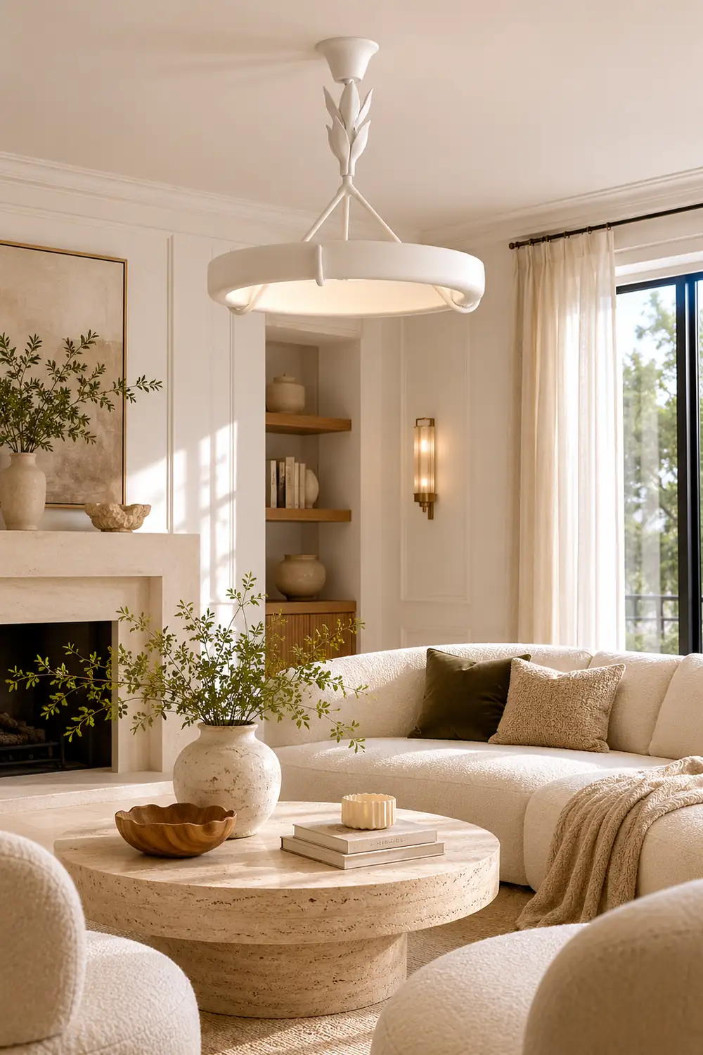 Tinsley Plaster Pendant Lamp - Lumpaz