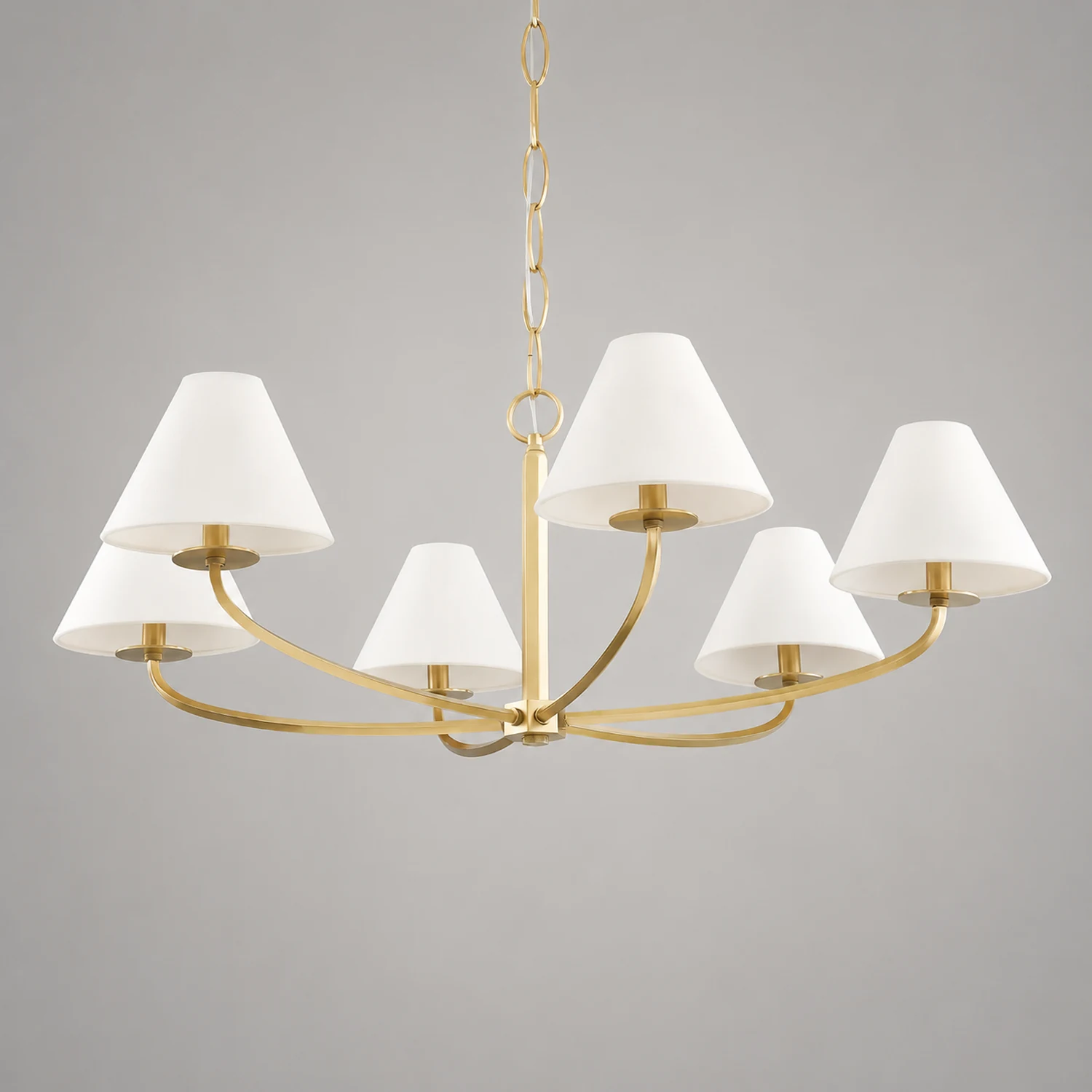 Modern Black Fabric Stacey Chandelier - Lumpaz