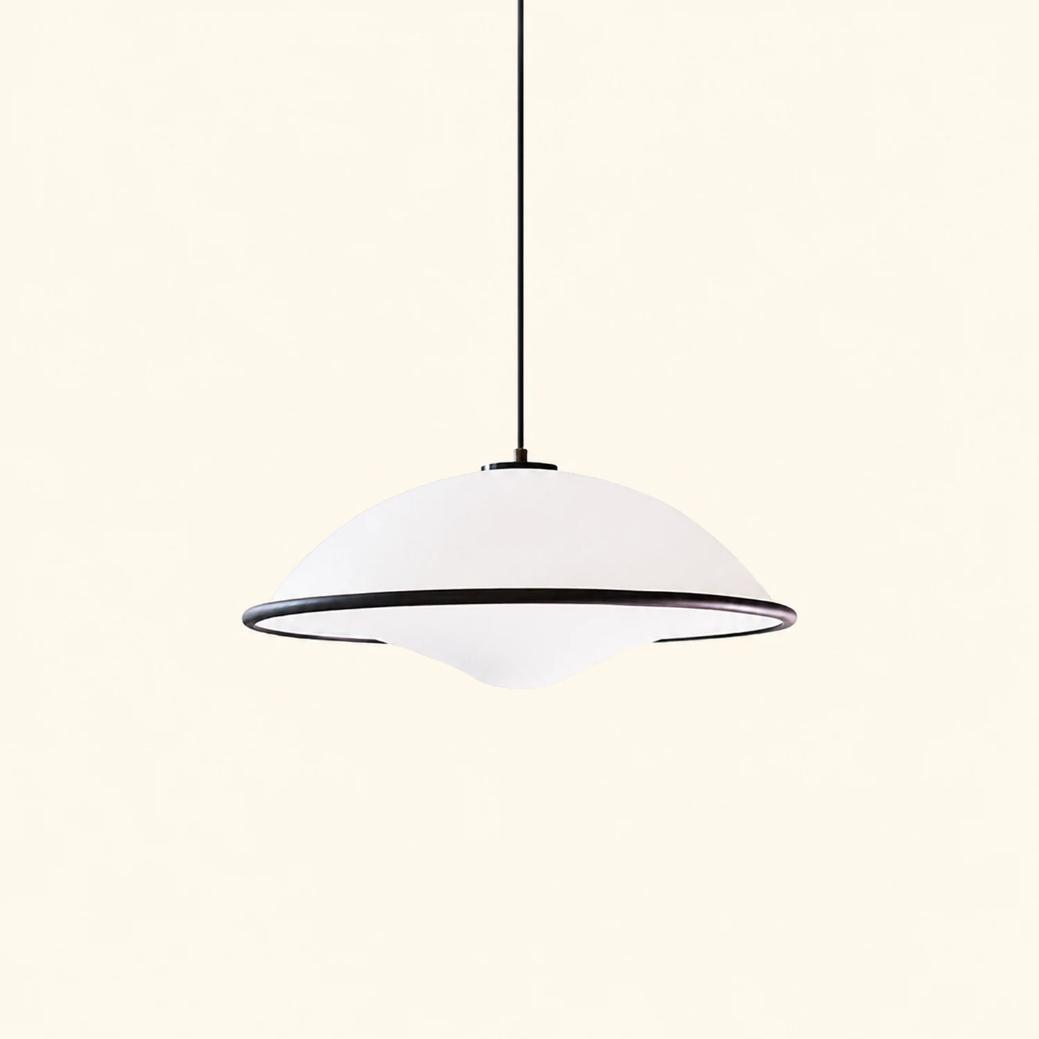 Acrylic Fontana Black Pendant Light - Lumpaz