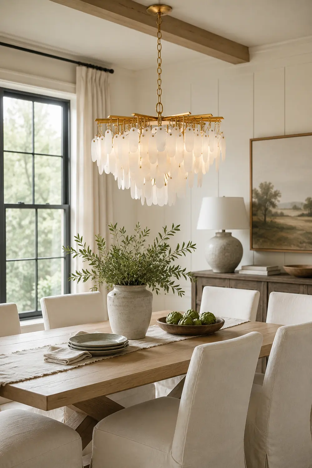 Cora Opulent White Waterfall Chandelier - Lumpaz