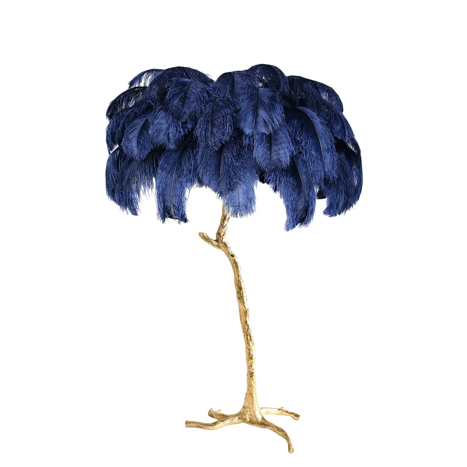 Colorful Ostrich Feather Floor Lamp - Lumpaz