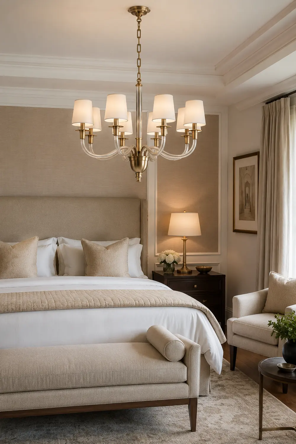 Vivian Modern Nickel Multi-Arm Chandelier - Lumpaz