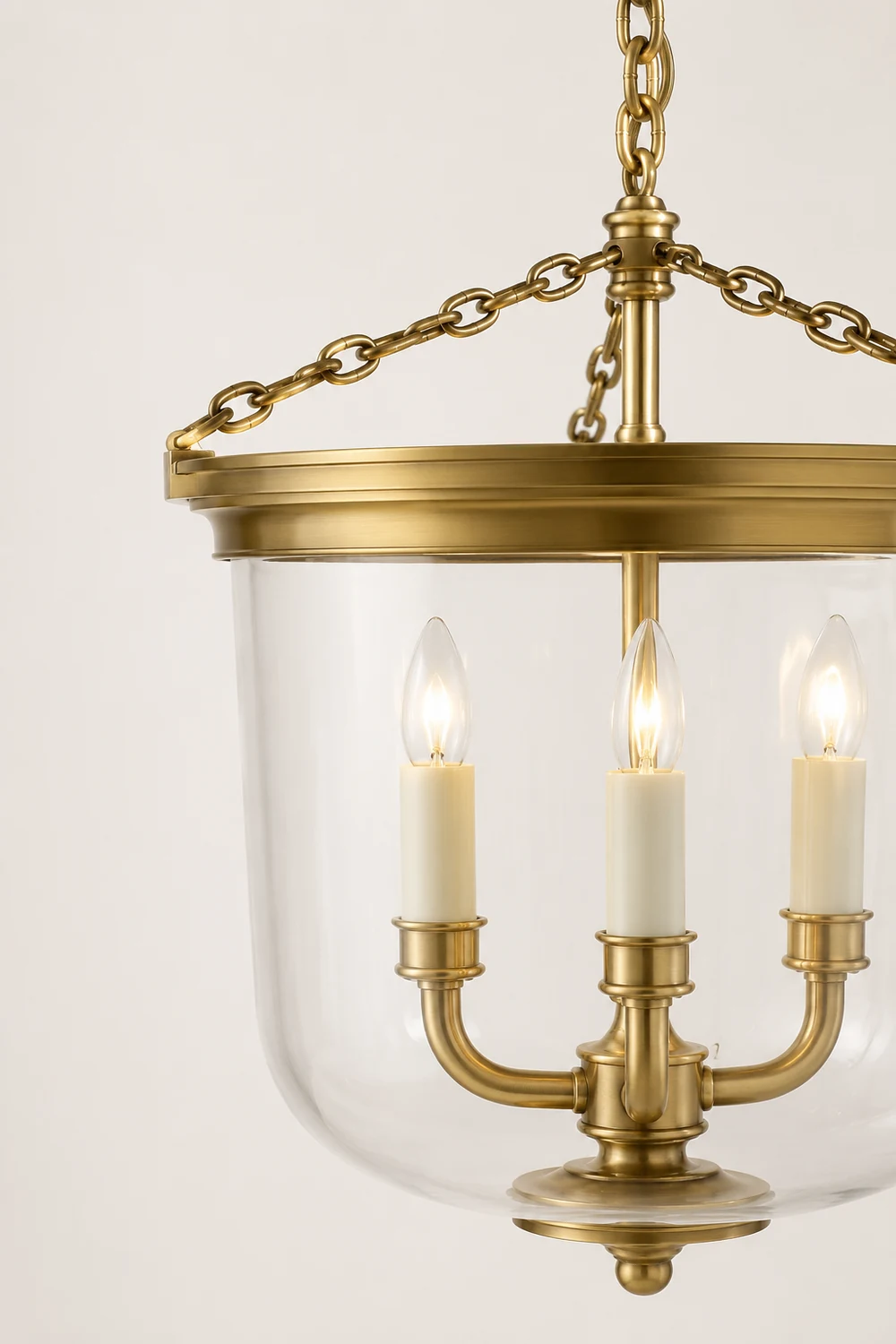 Thomas OBrien Merchant Brass Pendant Light - Lumpaz